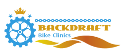 logo backdraft bike clinics